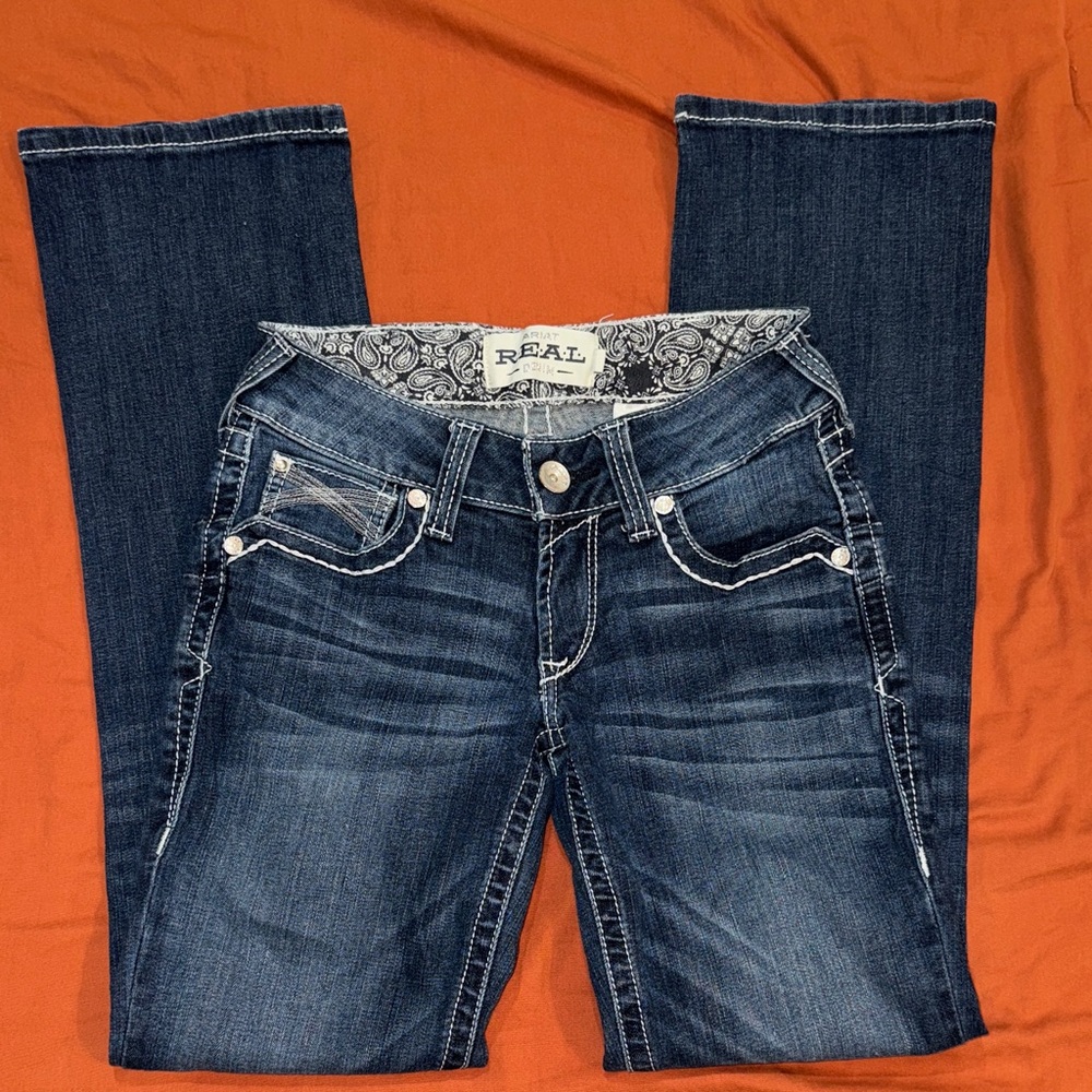 Ariat Women's Dark Blue Boot Cut Jeans